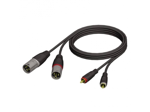 XLR Macho a RCA Macho 3 Mts